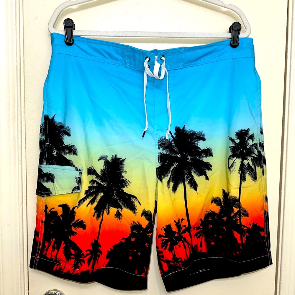 NWT Sunset Board Shorts